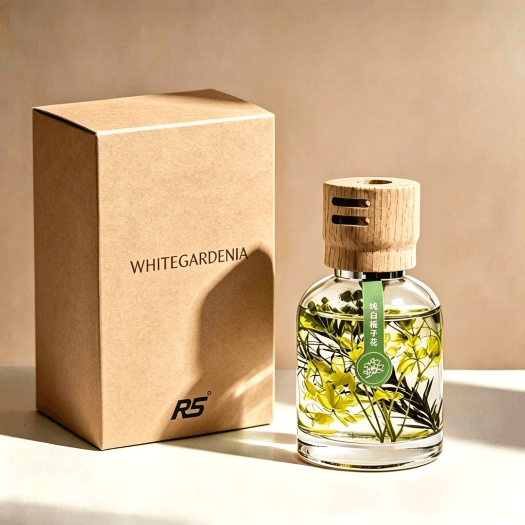 R5 Auto Tech White Gardenia Car Air Freshener